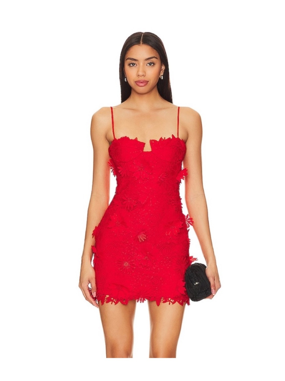 Bardot Brias Mini Dress in Fire Red
